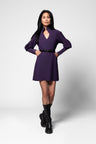 Akari Mini Tunic - Black Orchid