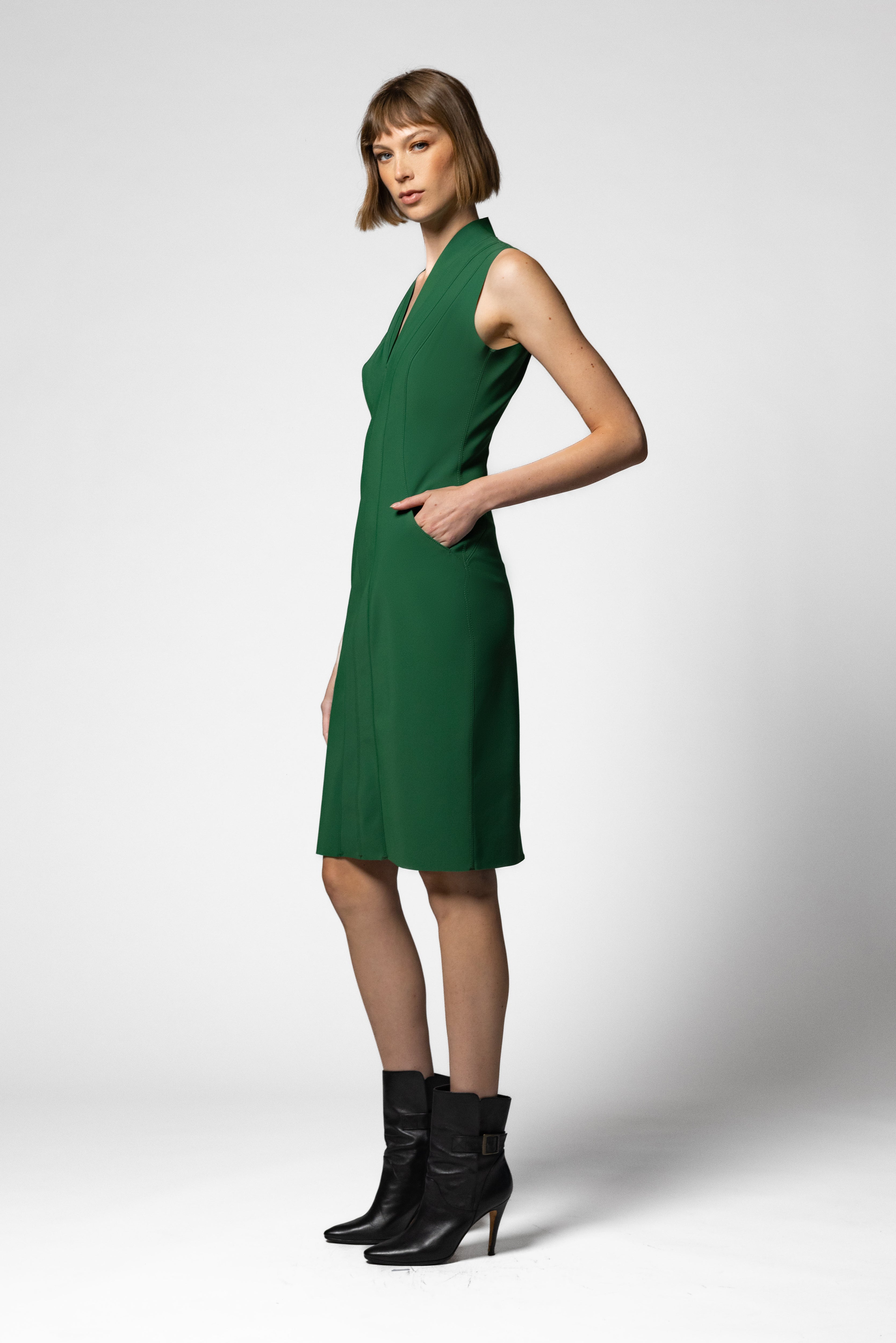 Anais Dress - Pine