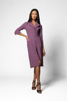 Brosnan Dress - Plum