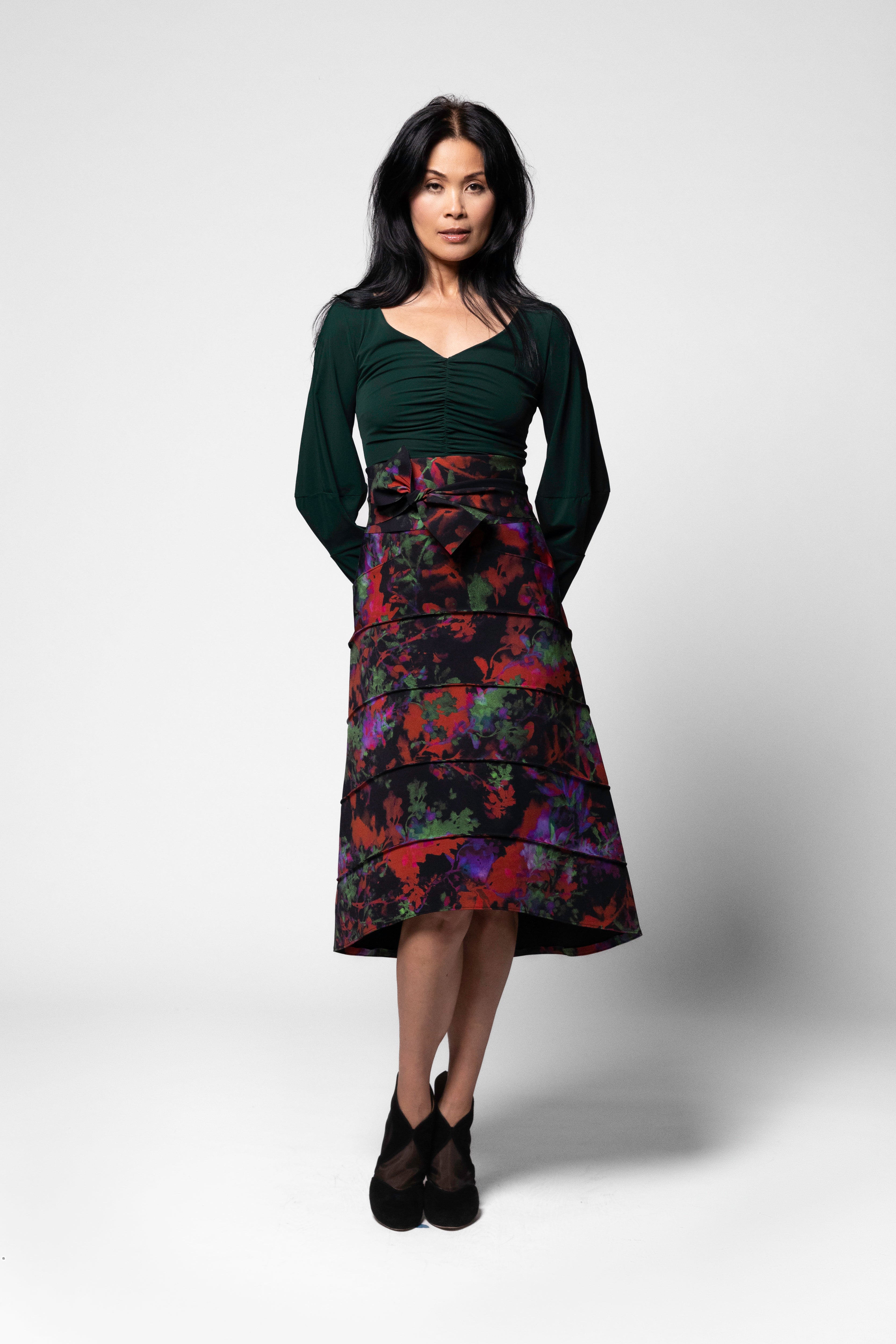 Birgit Skirt - Okazaki Print