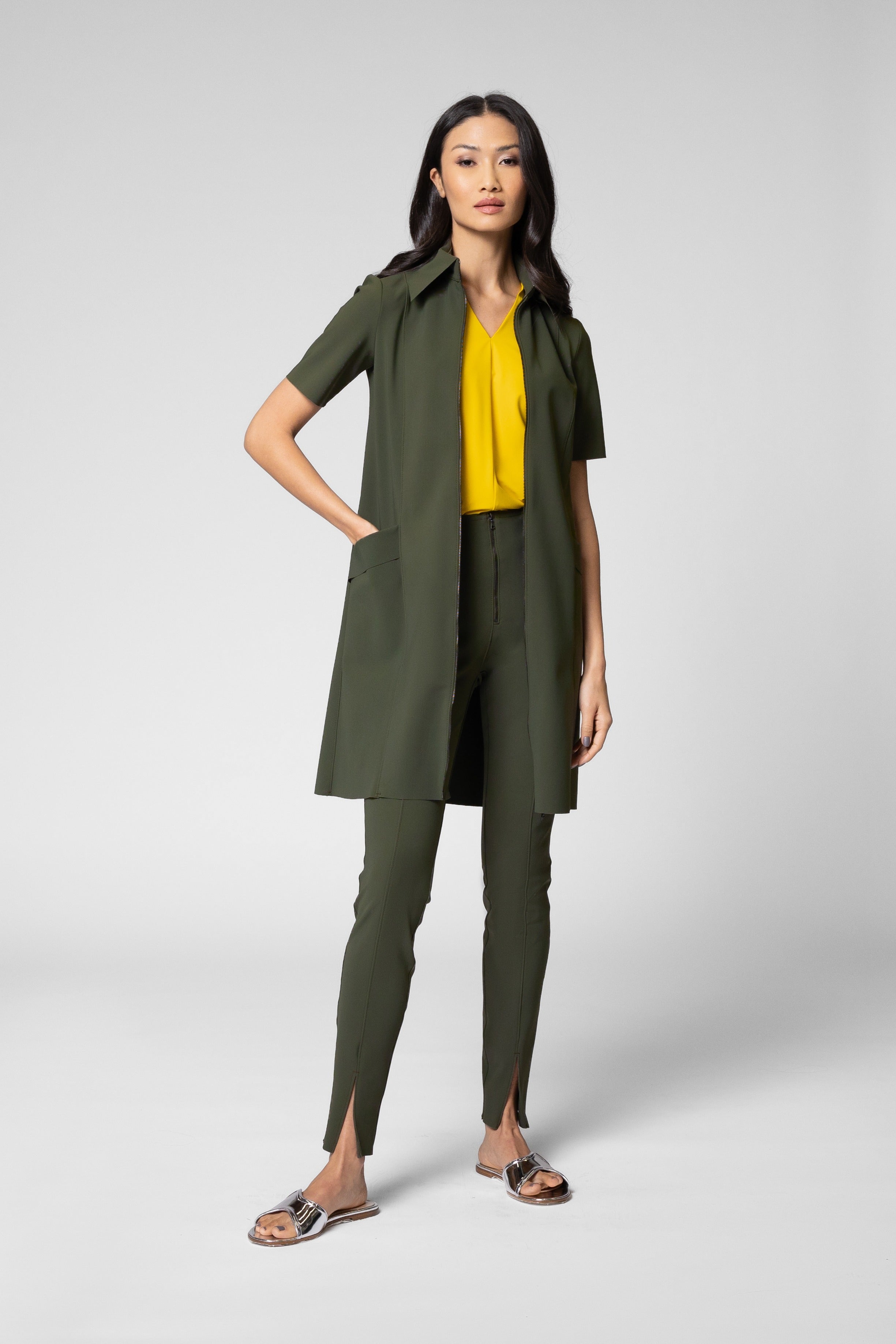 Loren Mini Tunic - Fatigue