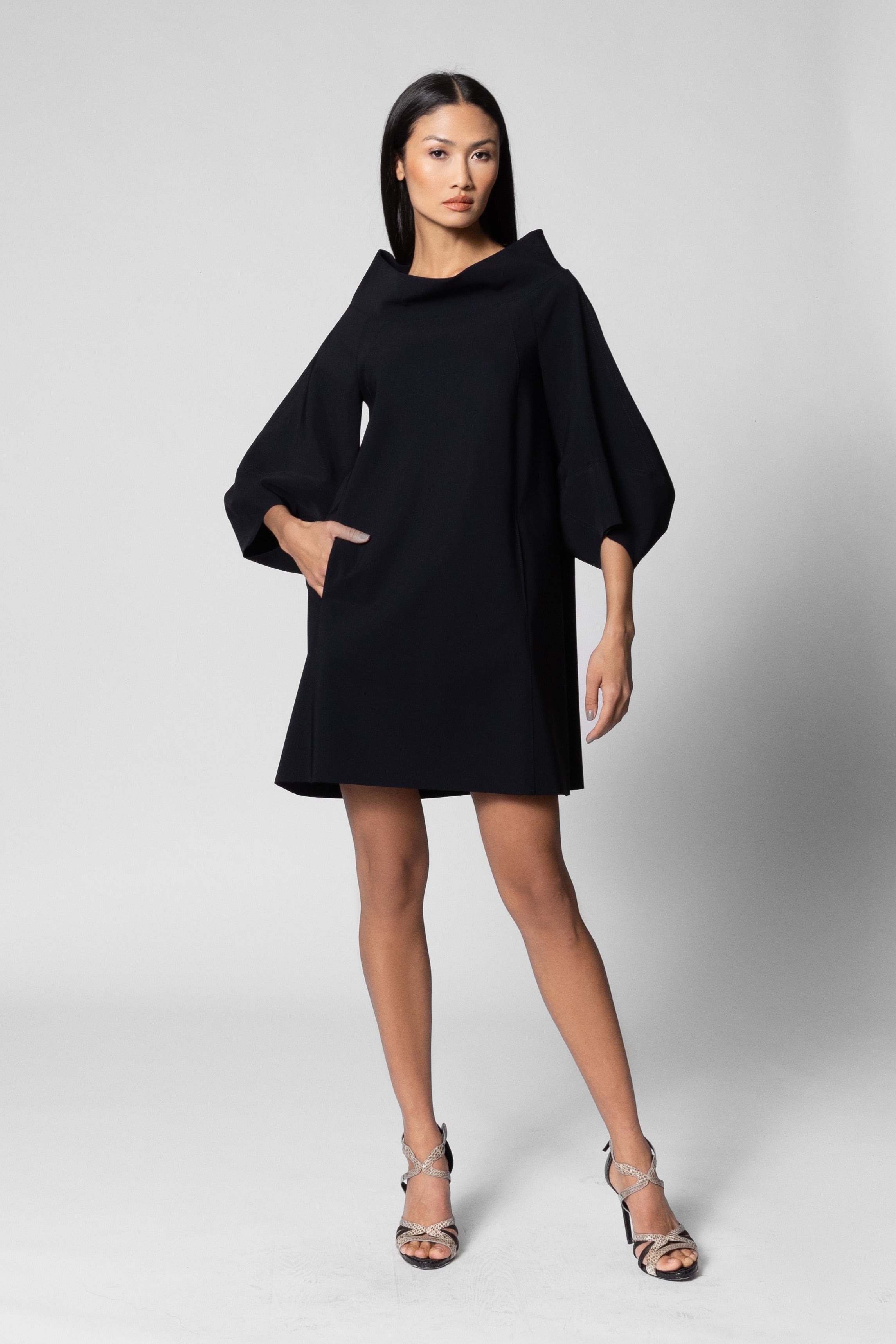 Durga Mini Tunic - Black