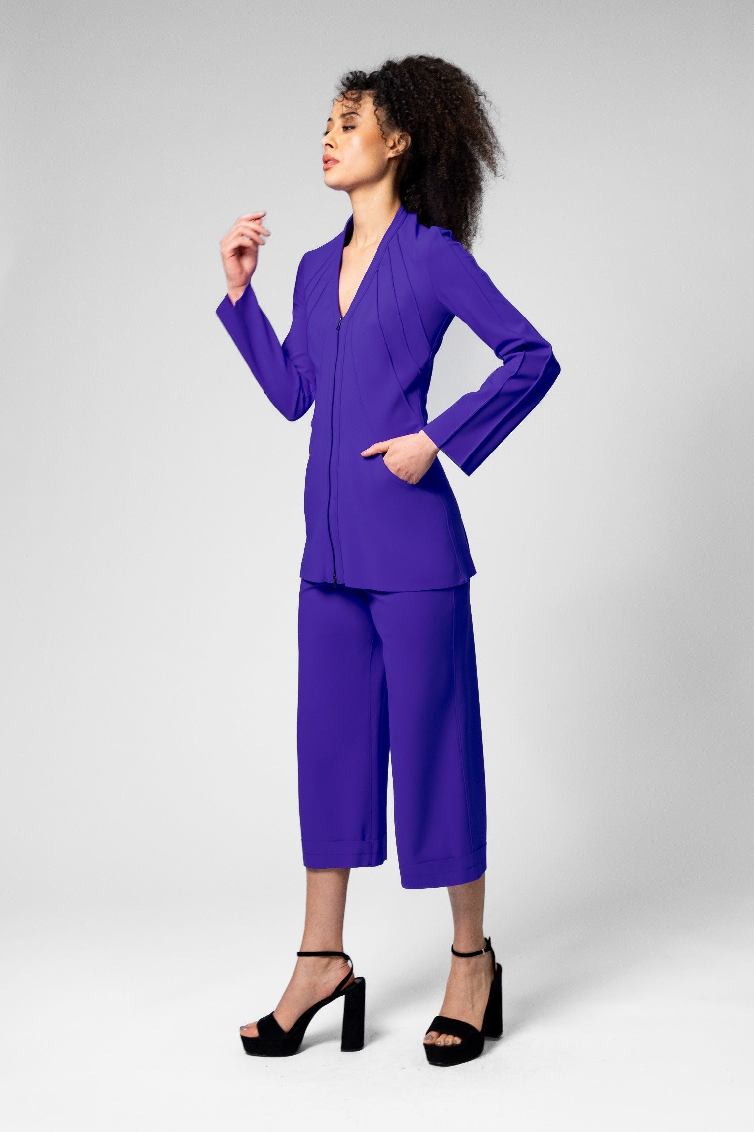 Monique Jacket - Violet