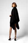 Wool/Cashmere Caress Wrap - Black