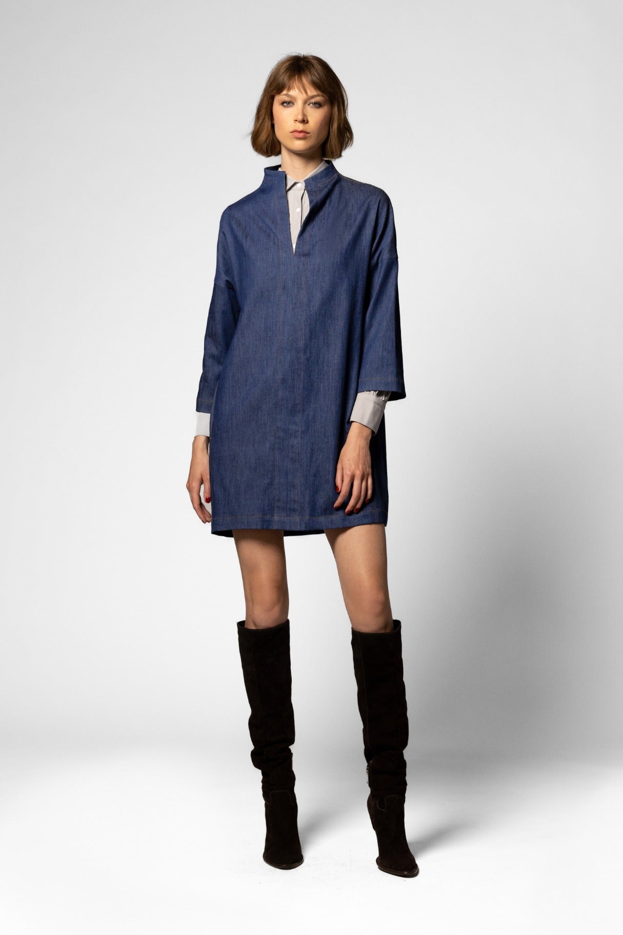 Birkin Mini Tunic - Denim 24