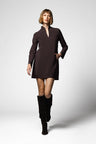 Rosina Mini Tunic - Espresso