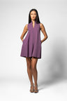 Swinton Mini Tunic - Plum