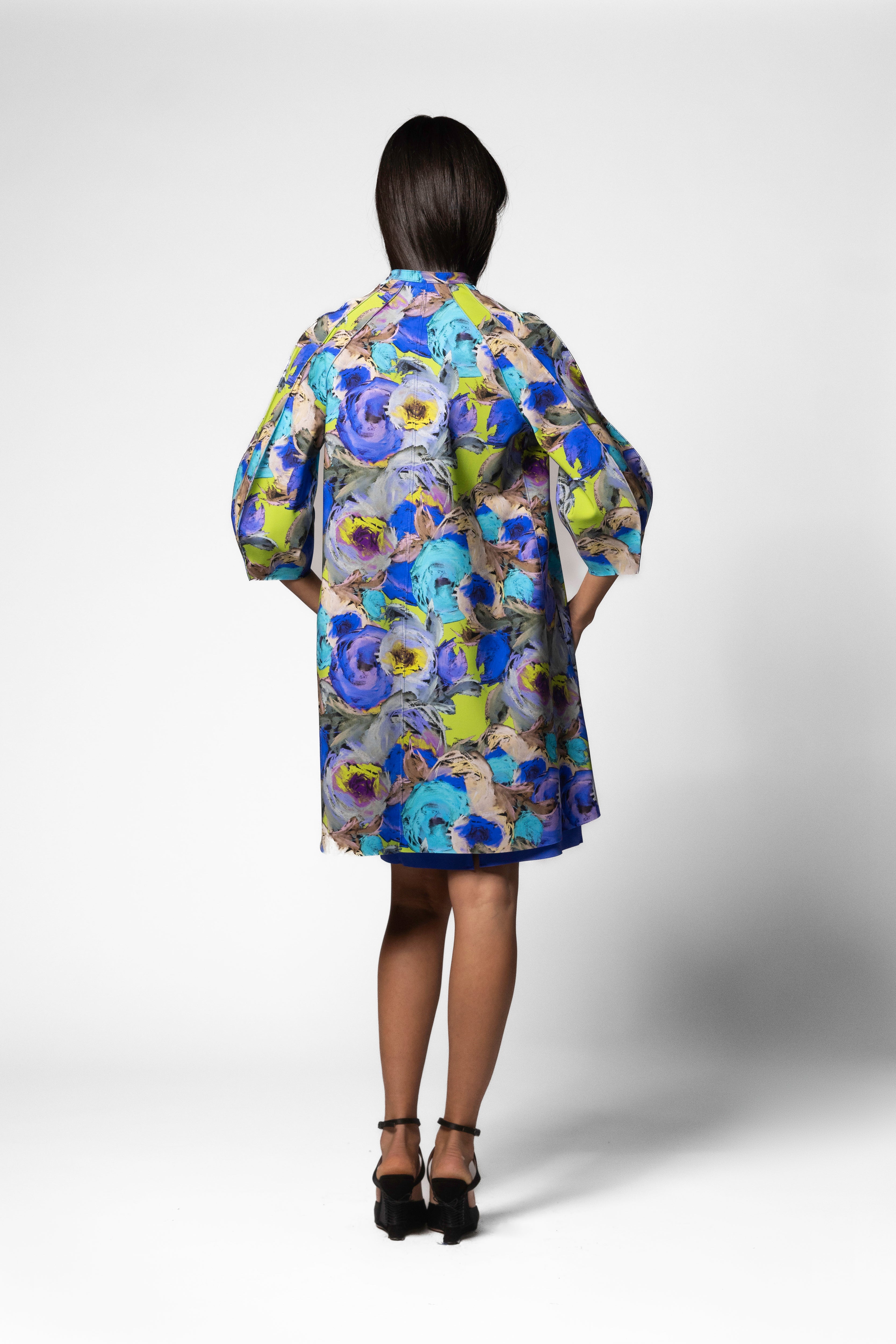 Momoko Coat - Nara Print